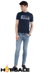 T-Shirt Men Navy Armani Exchange S Camiseta